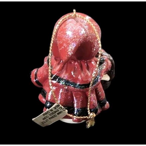 VTG Christmas Ornaments Lot of 6 Bird Dove‎ Heart Rabbits Snow Woman 1976 - 1999 - Picture 7 of 15